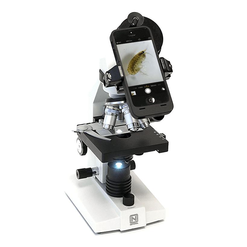 Microscope incl. Adaptateur pour smartphone