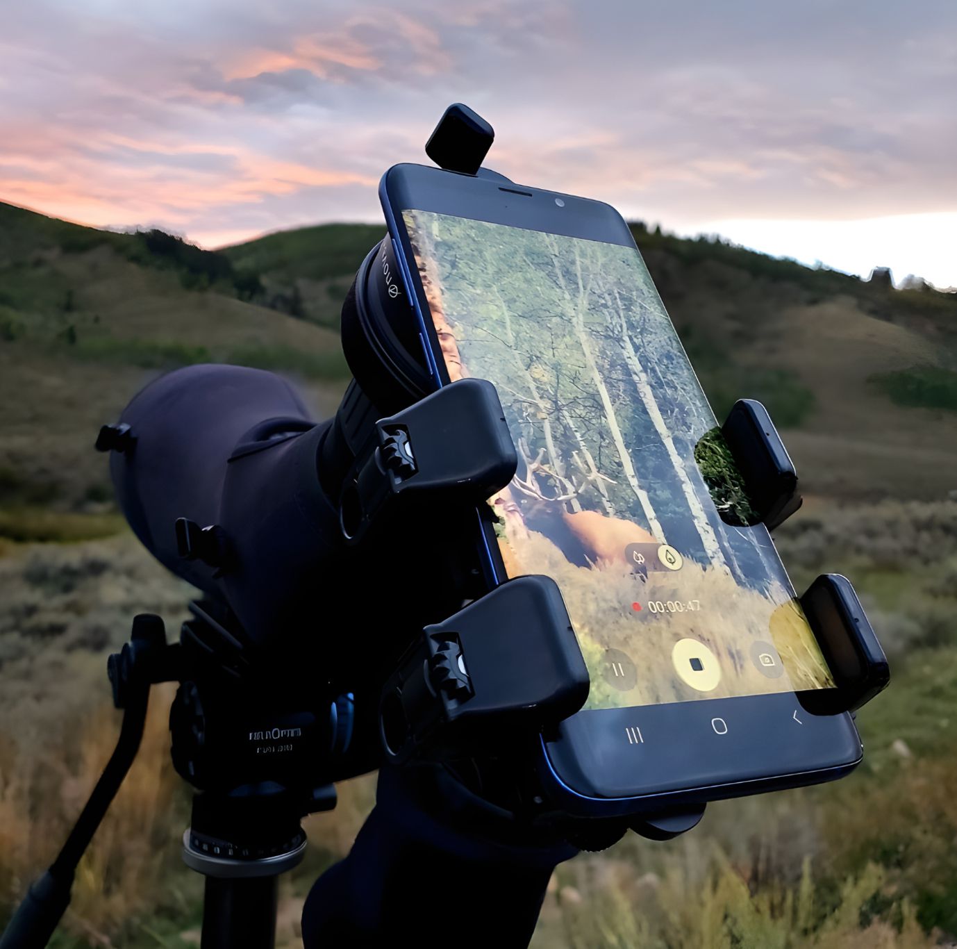 Novagrade Double-Gripper Phone Digiscoping Adapter